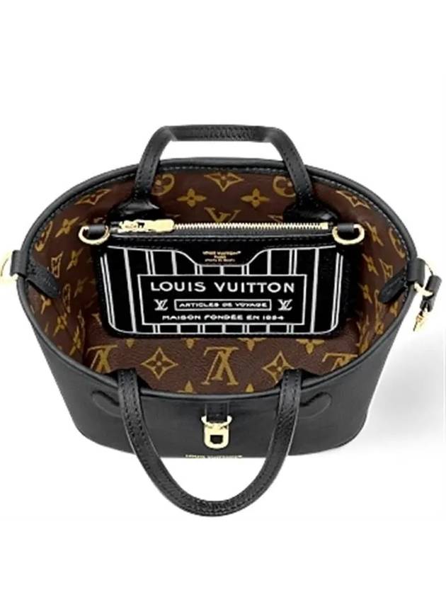 Neverfull Bandouliere Inside Out BB Monogram Tote Bag Black - LOUIS VUITTON - BALAAN 7