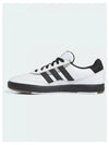 TYSHAWN II Leather Low Top Sneakers Black Crystal White - ADIDAS - BALAAN 2