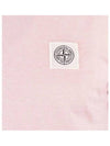 Men's Logo Short Sleeve T-Shirt Light Pink - STONE ISLAND - BALAAN 3