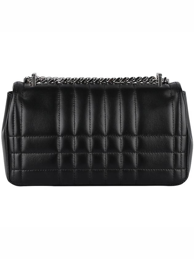 Lola Silver Quilted Shoulder Bag Black - BURBERRY - BALAAN 6