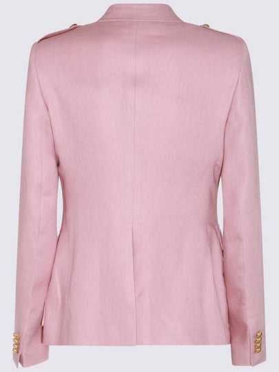 Tagliatore Pink Linen Blazer - TAGLIATORE - BALAAN 2