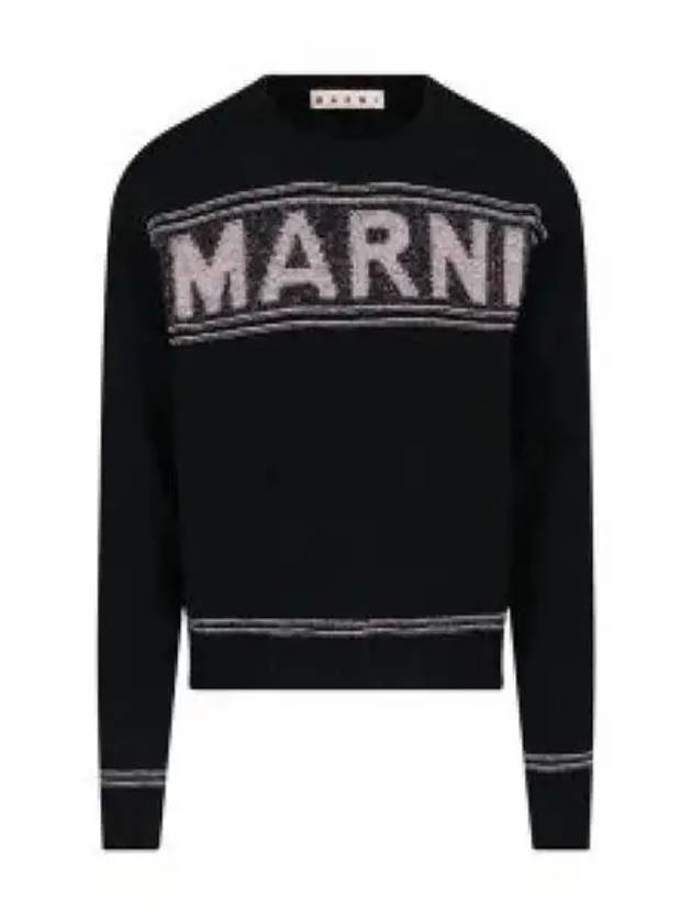 Fisherman Logo Knit Top Black - MARNI - BALAAN 2