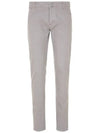 Men's Cotton Straight Jeans Grey - KITON - BALAAN 1