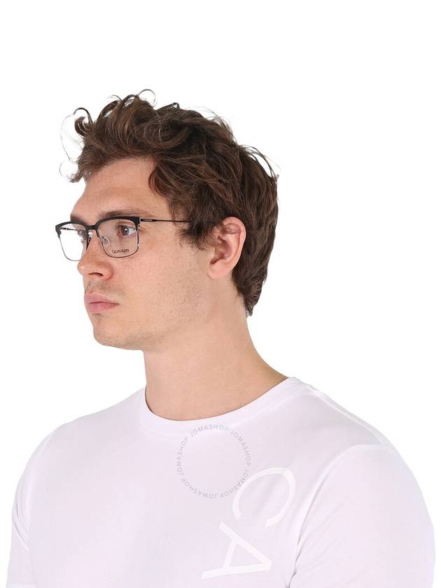 Calvin Klein Demo Rectangular Men's Eyeglasses CK18109 001 55 - CALVIN KLEIN - BALAAN 3