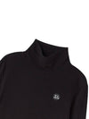 Tencel Turtle Neck T Shirt Black - THE GREEN LAB - BALAAN 9