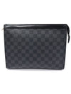 N41696 Damier Graphite Canvas Pochette Voyage MM Clutch - LOUIS VUITTON - BALAAN 1