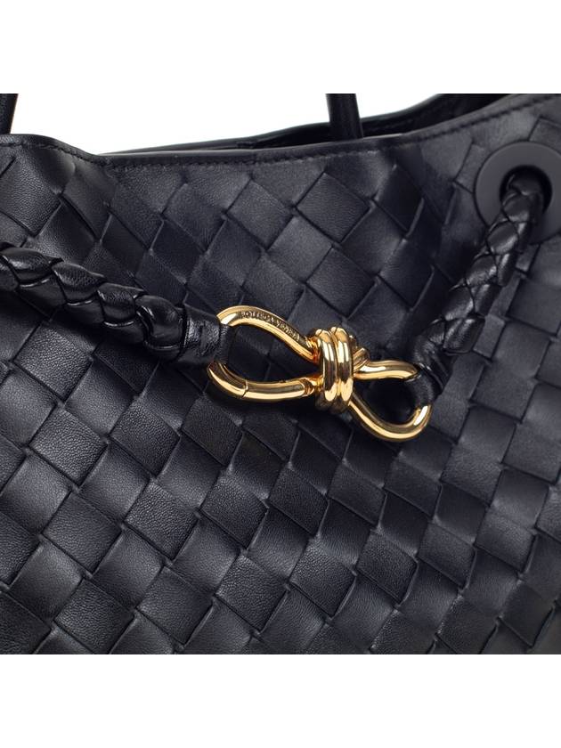 Andiamo Medium Tote Bag Black - BOTTEGA VENETA - BALAAN 7