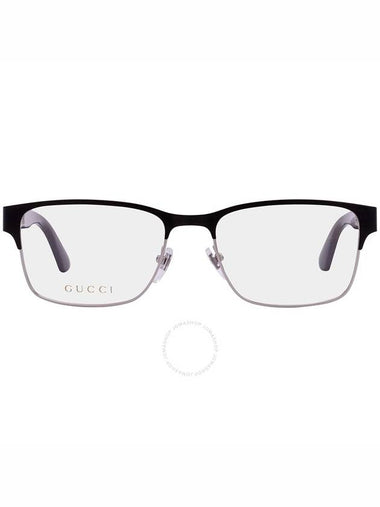 Eyewear Square Metal Eyeglasses Black - GUCCI - BALAAN 1