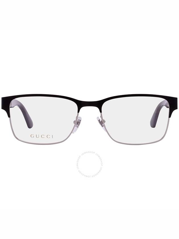 Eyewear Square Metal Eyeglasses Black - GUCCI - BALAAN 1