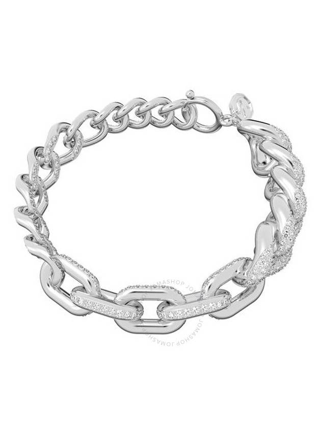 Dextera Crystal Rhodium Plated Bracelet White - SWAROVSKI - BALAAN 2