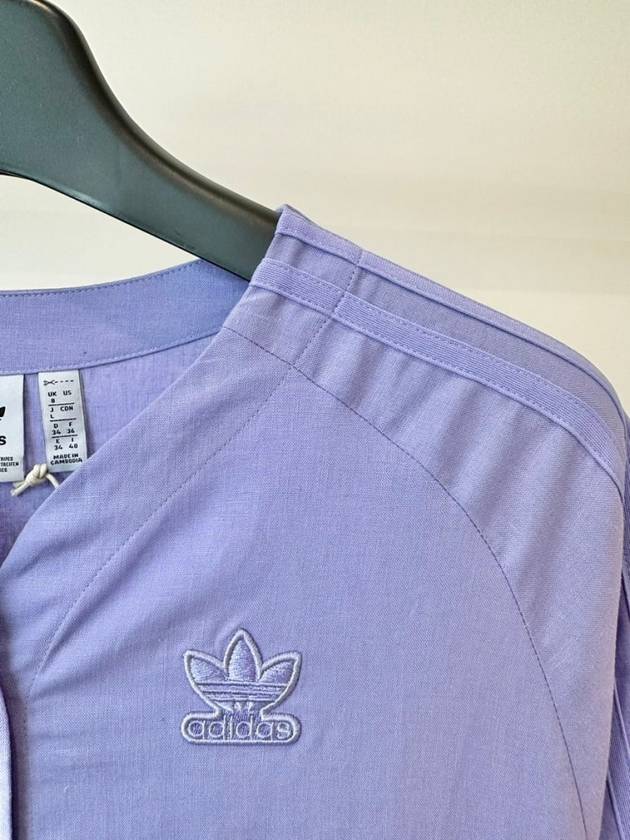 HB9540 Baseball Linen Dress Lavender WOMENS - ADIDAS - BALAAN 2