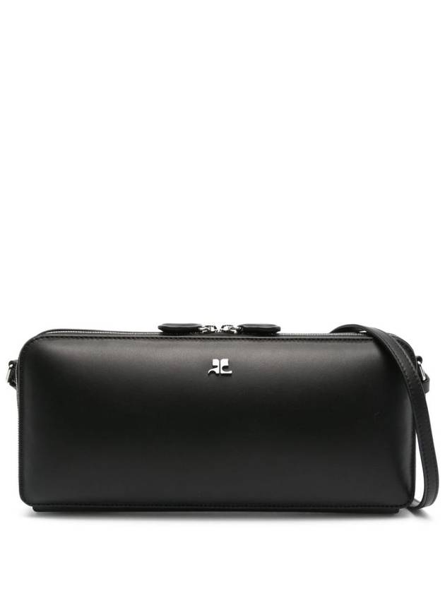 Women's Cloud Reflex Leather Shoulder Bag Black - COURREGES - BALAAN 2