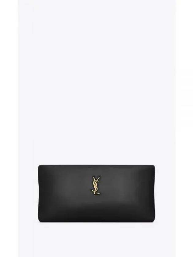 Calypso Long Pouch Bag Black - SAINT LAURENT - BALAAN 2