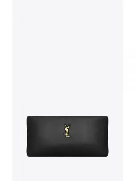 Calypso Long Pouch Bag Black - SAINT LAURENT - BALAAN 2