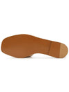 Gancini Leather Slippers Beige - SALVATORE FERRAGAMO - BALAAN 6