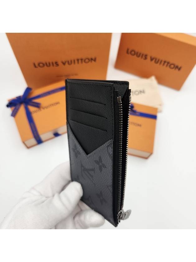 Monogram Coin Card Holder Black - LOUIS VUITTON - BALAAN 5