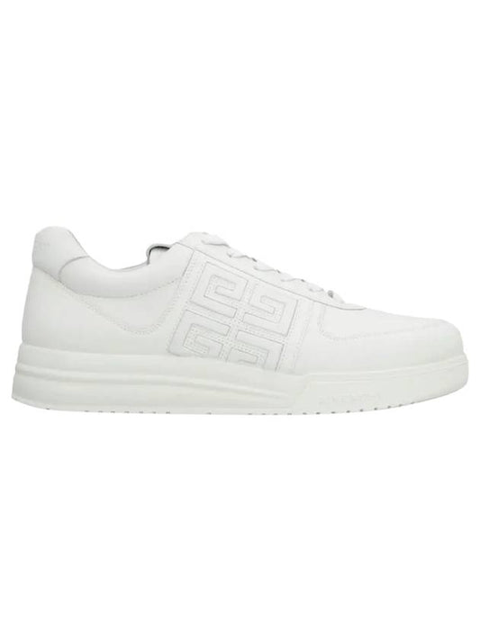 G4 Logo Calfskin Low Top Sneakers White - GIVENCHY - BALAAN 1