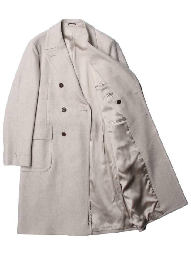 Wool double coat beige CD23191 - RVR LARDINI - BALAAN 2