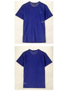 Nash Face Short Sleeve T-Shirt Blue - ACNE STUDIOS - BALAAN 6