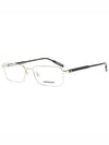 Eyewear Quare Silver Glasses Frame - MONTBLANC - BALAAN.