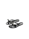 Rockstud Rubber Thong Slippers Black - VALENTINO - BALAAN 2