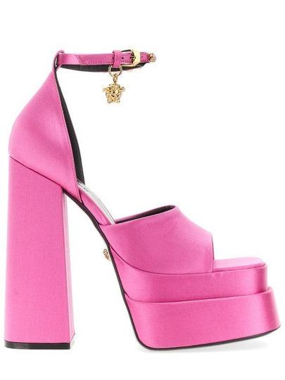 Women's Medusa Avitas Platform Sandals Heel Pink - VERSACE - BALAAN 2