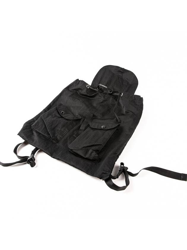 Nylon B Logo Backpack Black - CP COMPANY - BALAAN 8