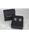 CC Logo Pearl Stud Earrings Gold - CHANEL - BALAAN 4