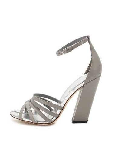 split toe detail sandals heel cloud gray - BURBERRY - BALAAN 1