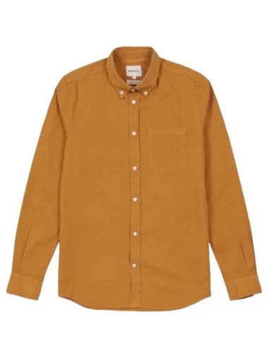 Anton Wright Twill Shirt Turmeric Yellow - NORSE PROJECTS - BALAAN 1