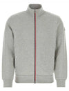 8G00067 809KR 986 Logo Patch Tricolor Lining Zipup Gray Men's Jacket TEO - MONCLER - BALAAN 1