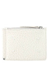 Stitch Leather Zipper Card Wallet Greige - MAISON MARGIELA - BALAAN 2