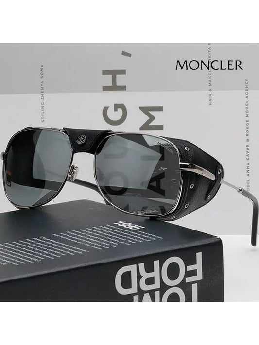 Sunglasses ML0183 14D polarized leather strap - MONCLER - BALAAN 2