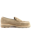 Suede Loafers Sand - PARABOOT - BALAAN 3