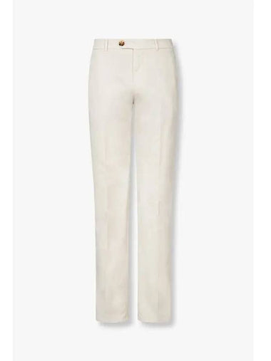 10 ePoint Men s Stretch Cotton Criss Pants Cream - BRUNELLO CUCINELLI - BALAAN 1