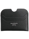 Silver Logo Card Wallet Black - ACNE STUDIOS - BALAAN 2