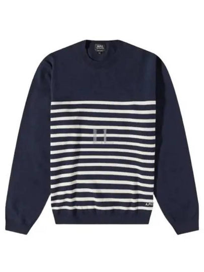 Matthew Cashmere Sweatshirt Navy - A.P.C. - BALAAN 2