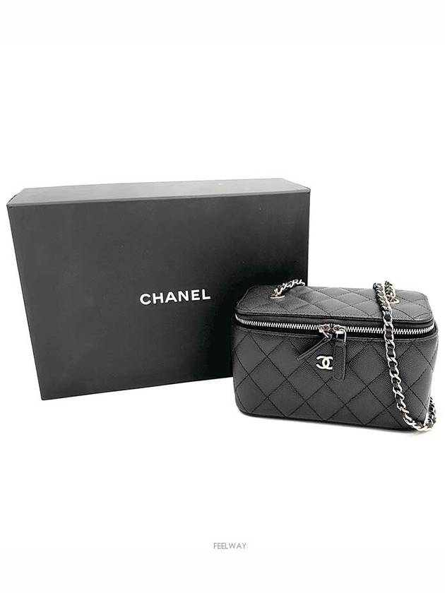 Caviar Vanity Small Chain Cross Bag - CHANEL - BALAAN 8