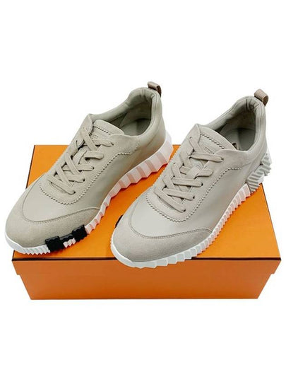 Bouncing Low Top Sneakers Beige - HERMES - BALAAN 2