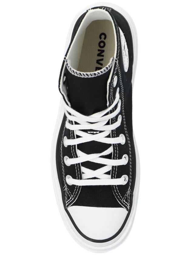 Taylor All Star Lugged Heel High Top Sneakers Black - CONVERSE - BALAAN 7