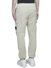 Stretch Cotton Cargo Straight Pants White - STONE ISLAND - BALAAN 4