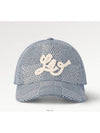 M7534M Damier Denim 3D Cap Hat - LOUIS VUITTON - BALAAN 1