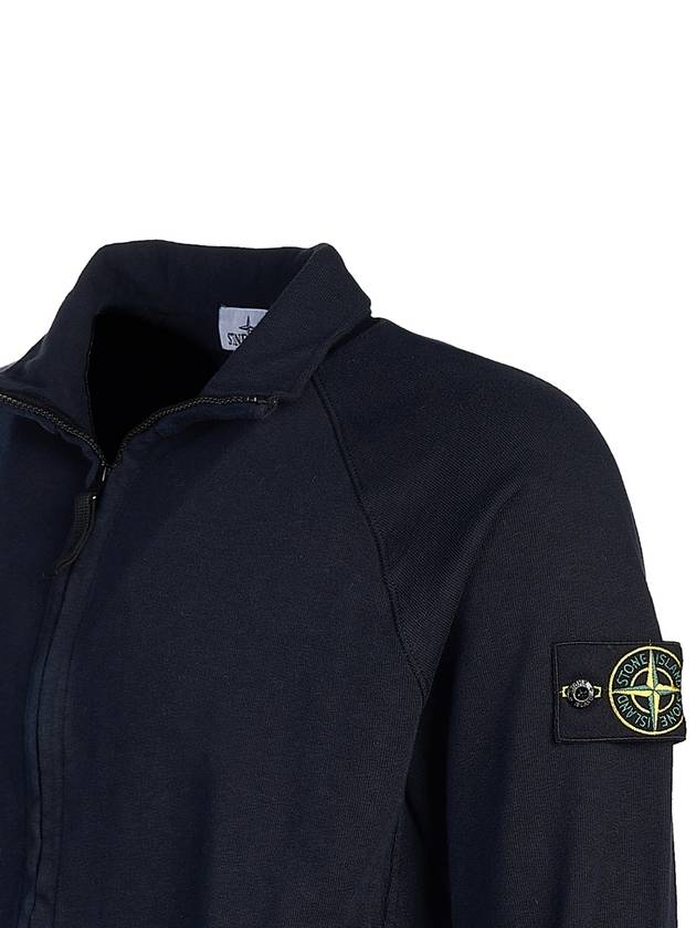 Compass Patch Zip-Up Jacket Navy - STONE ISLAND - BALAAN 6