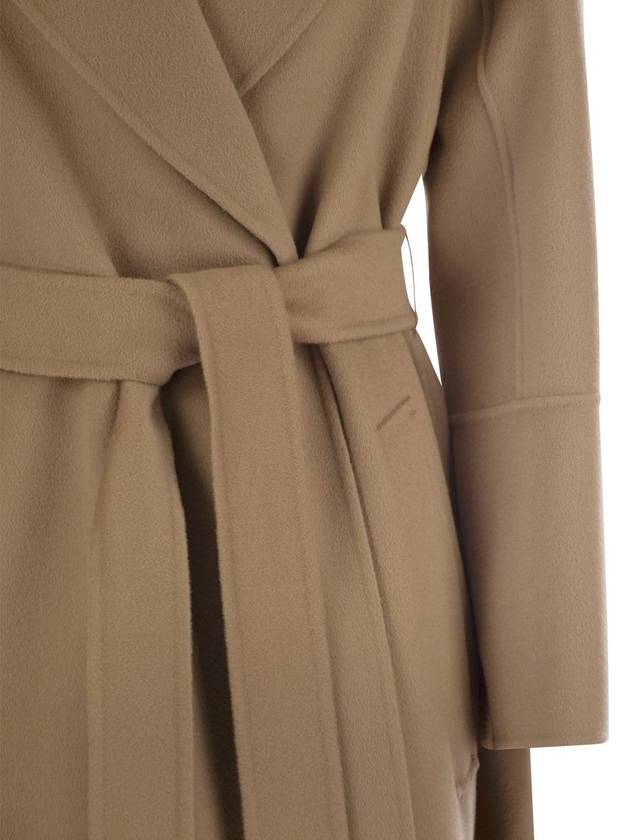 Elisa Wool Single Coat Brown - S MAX MARA - BALAAN 5