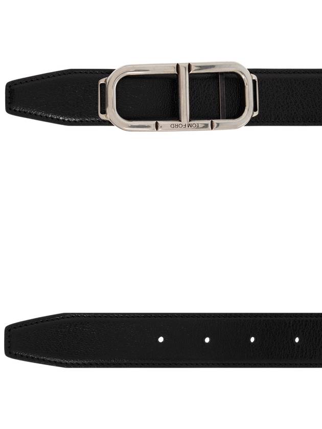 Tom Ford Leather Belt, Men's, Black - TOM FORD - BALAAN 5