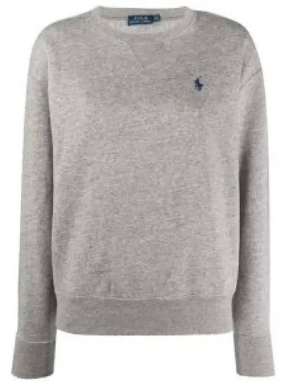 Embroidered Logo Pony Sweatshirt Grey - POLO RALPH LAUREN - BALAAN 2