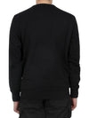 Logo Patch Cotton Sweatshirt Black - CP COMPANY - BALAAN 5