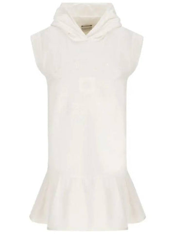 Kids Sleeveless Embroidered Hooded Dress 8I00005899YV 034 - MONCLER - BALAAN 1