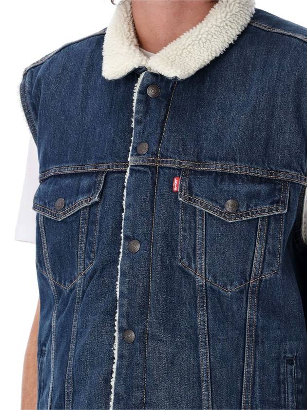 Levi'S Sherpa Type Iii Trucker Vest - LEVI'S - BALAAN 3