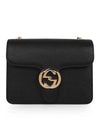 Interlocking GG Chain Small Cross Bag Black - GUCCI - BALAAN 2